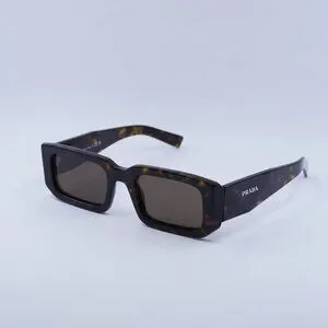 Prada PR06YS 2AU8C1 Sunglasses Havana Rectangle Frame, Dark Brown Lenses Prada PR 06YS Rectangular Sunglasses For Men main image 4